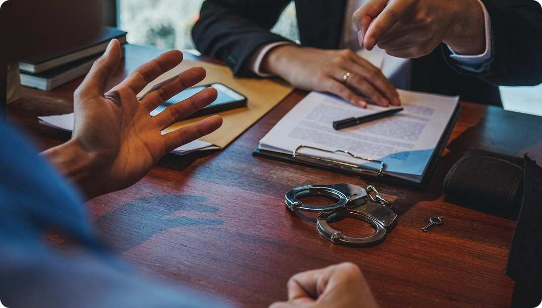 Lawyers Discussing Criminal Law case